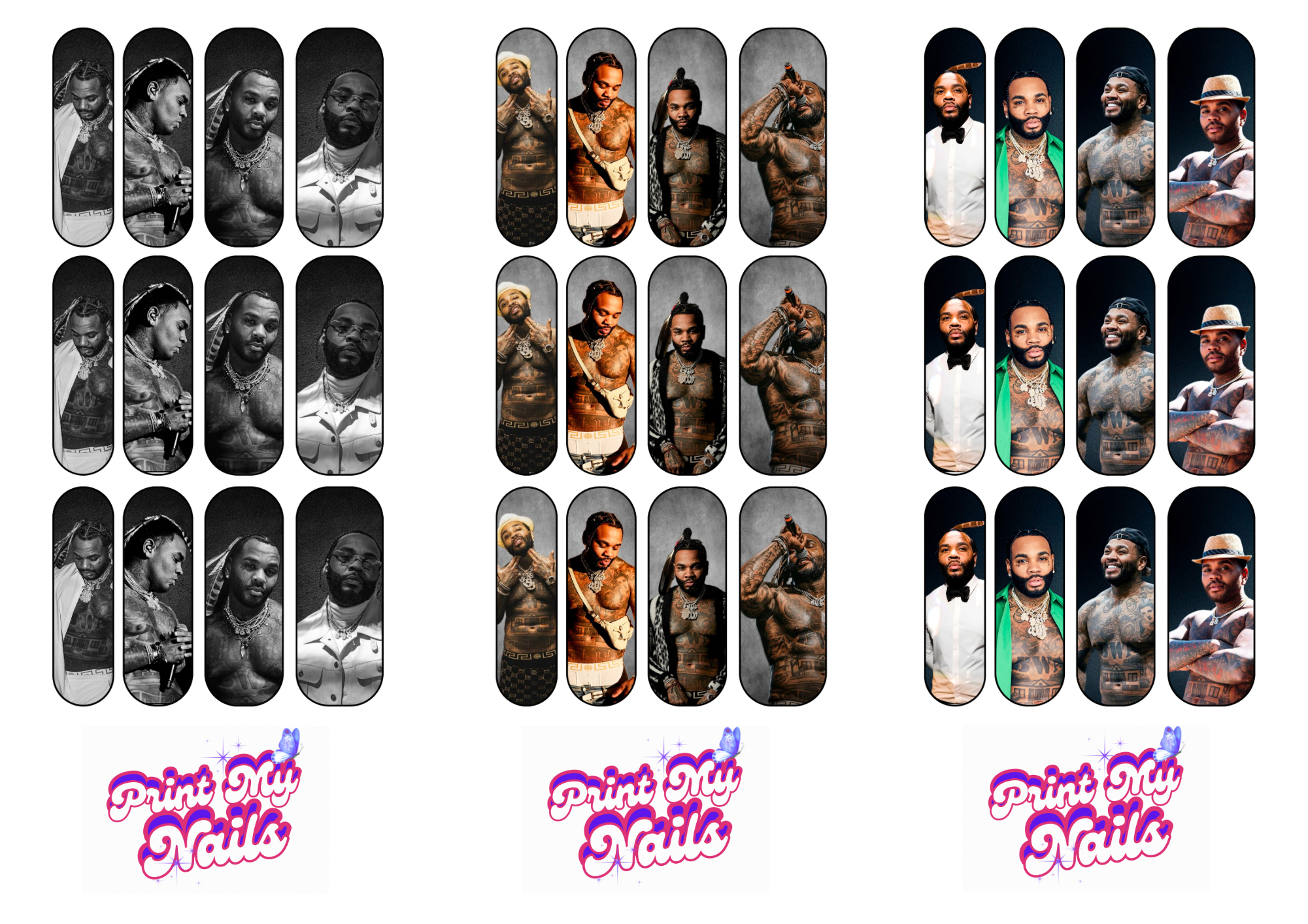 K. Gates Street Royalty Aesthetic Nail Decals