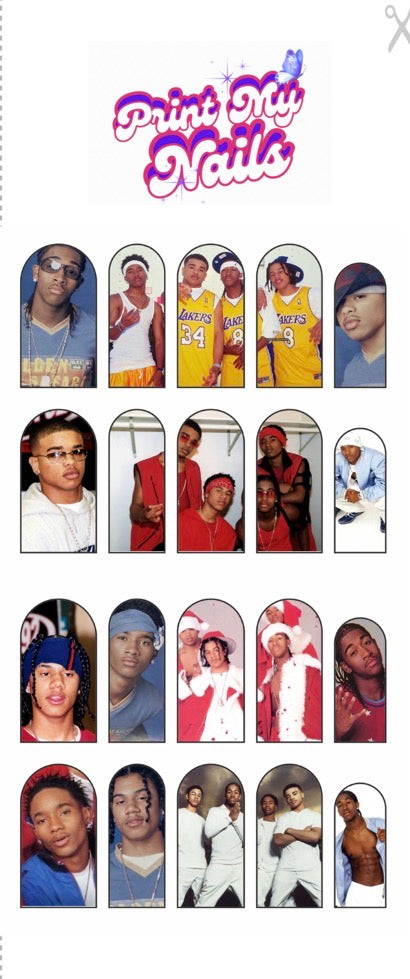 Y2K R&B Heartthrob Nail Decals